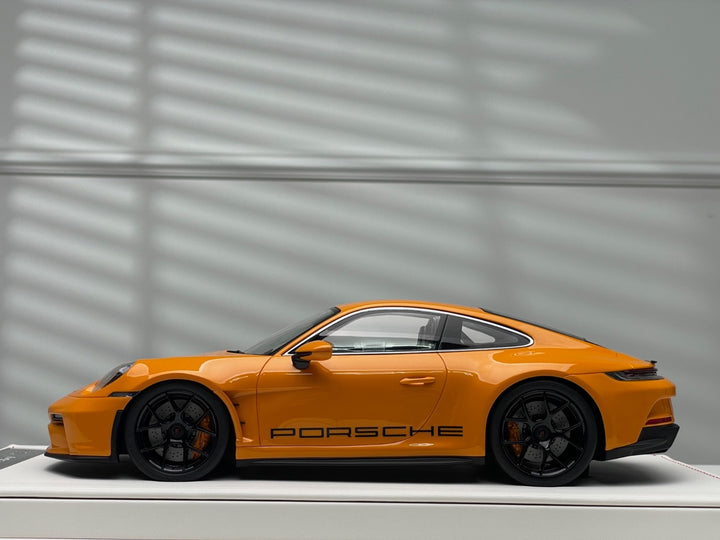 Porsche 911 S/T (Orange/ Black Rims) [Ivy Merit Model] 1/18 scale
