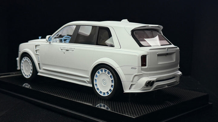 Rolls-Royce Cullinan Mansory (Matte White/ Blue) [Custom] 1/18 scale