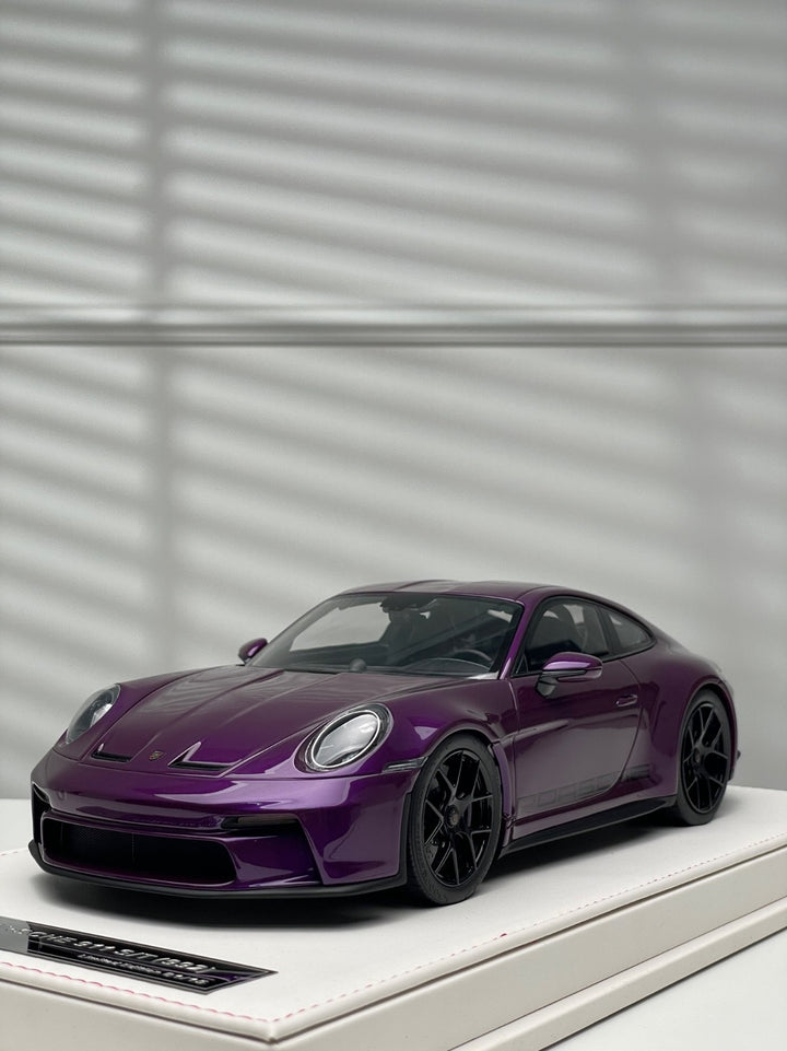 Porsche 911 S/T (Purple/ Black Rims) [Ivy Merit Model] 1/18 scale