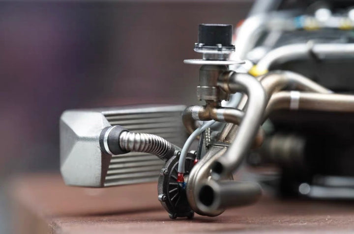 Sauber C9 1989 #63 Champion Mercedes M119hl Engine Diorama [1:24 scale]