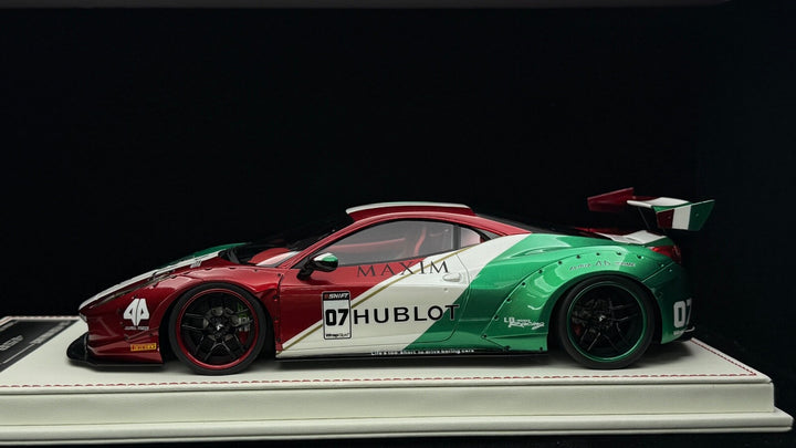 Ferrari 458 Italia LBWK (Italy Flag Racing Livery)[Davis & Giovanni] 1:18 1 OF 1