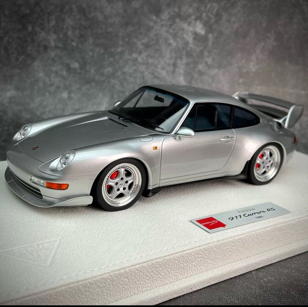 Porsche 911 993 Carrera RS (Silver) [Make up] 1/18 scale