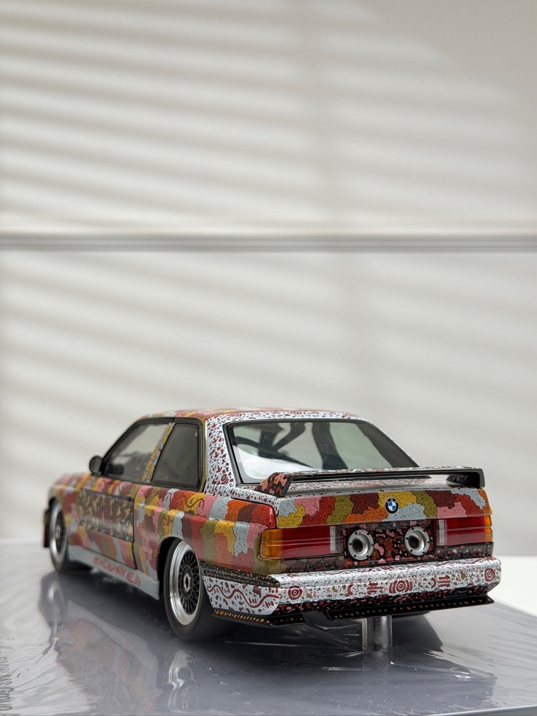 3 Art BMW Art Cars (Ken Done ,Jagamara ,Cesar Manrique[MINICHAMPS] 1/18 scale