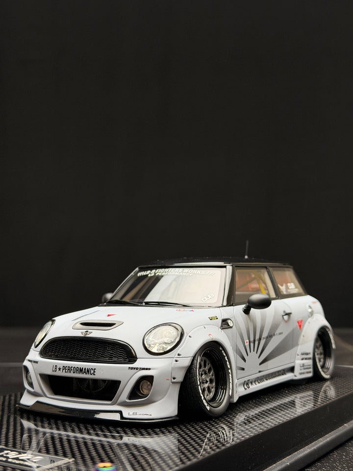 MINI Cooper LBWK (Matte Gray) [Timothy & Pierre] 1/18 scale