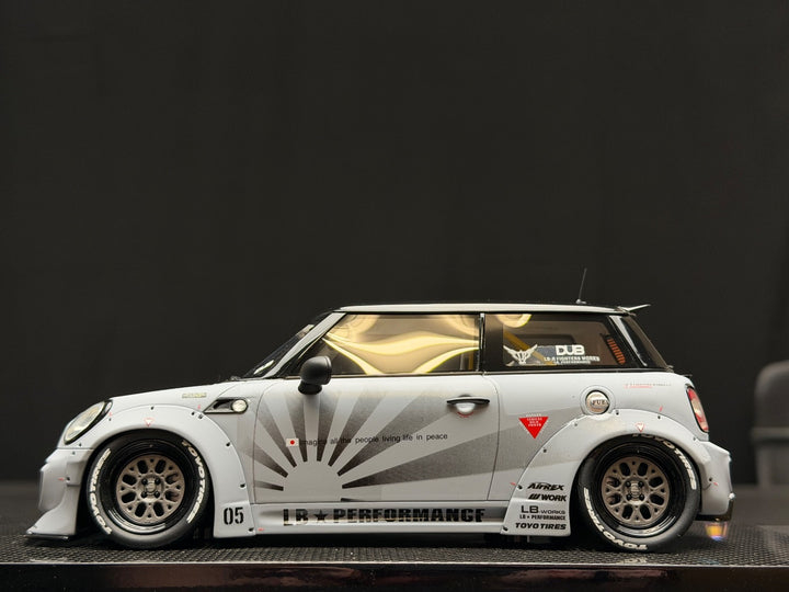 MINI Cooper LBWK (Matte Gray) [Timothy & Pierre] 1/18 scale