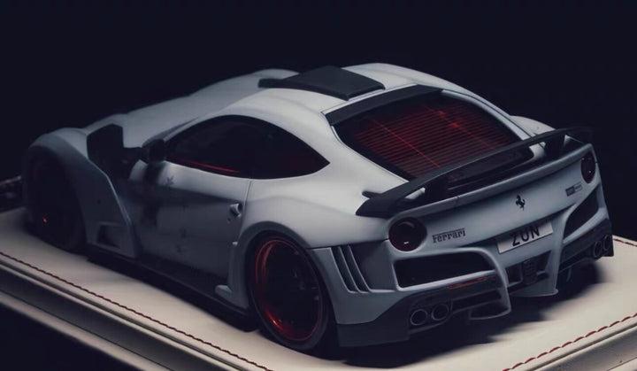 Ferrari F12 N-LARGO S NOVITEC (Matte Gray/ ZUN) [Davis & Giovanni] 1:18 scale