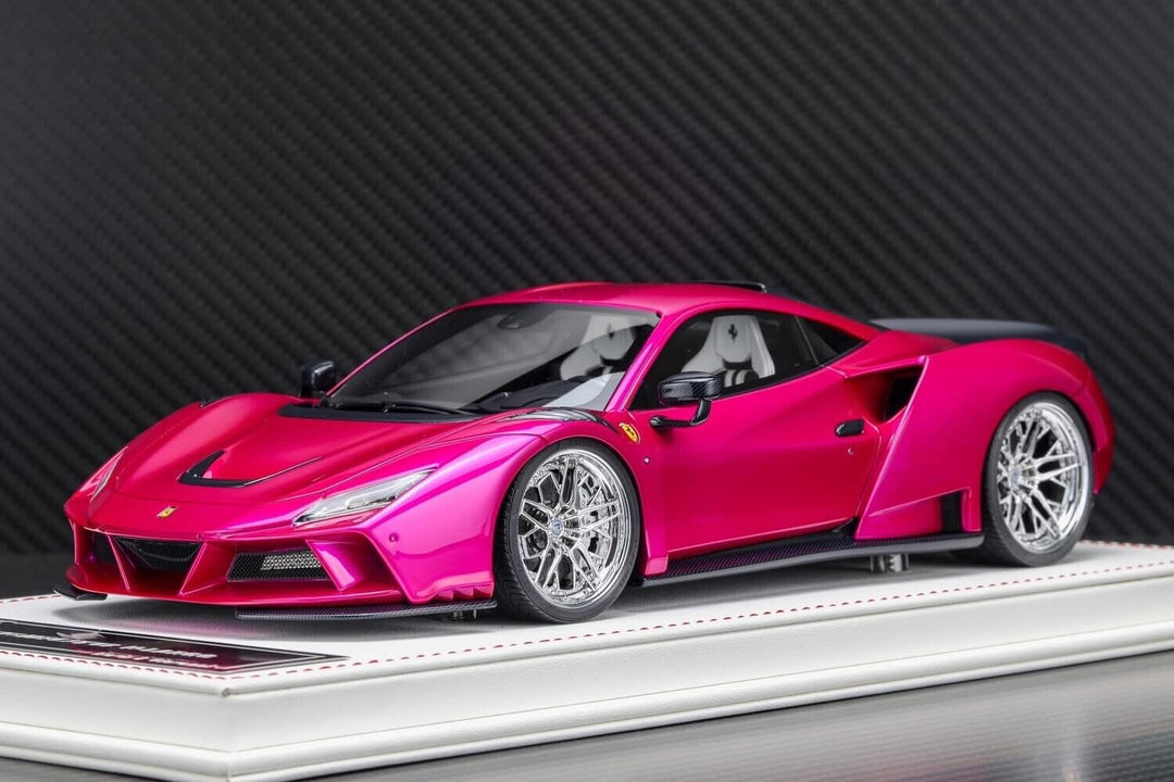 Ferrari F8 Tributo N-LARGO NOVITEC (Flash Pink) [Davis & Giovanni] 1:18 scale