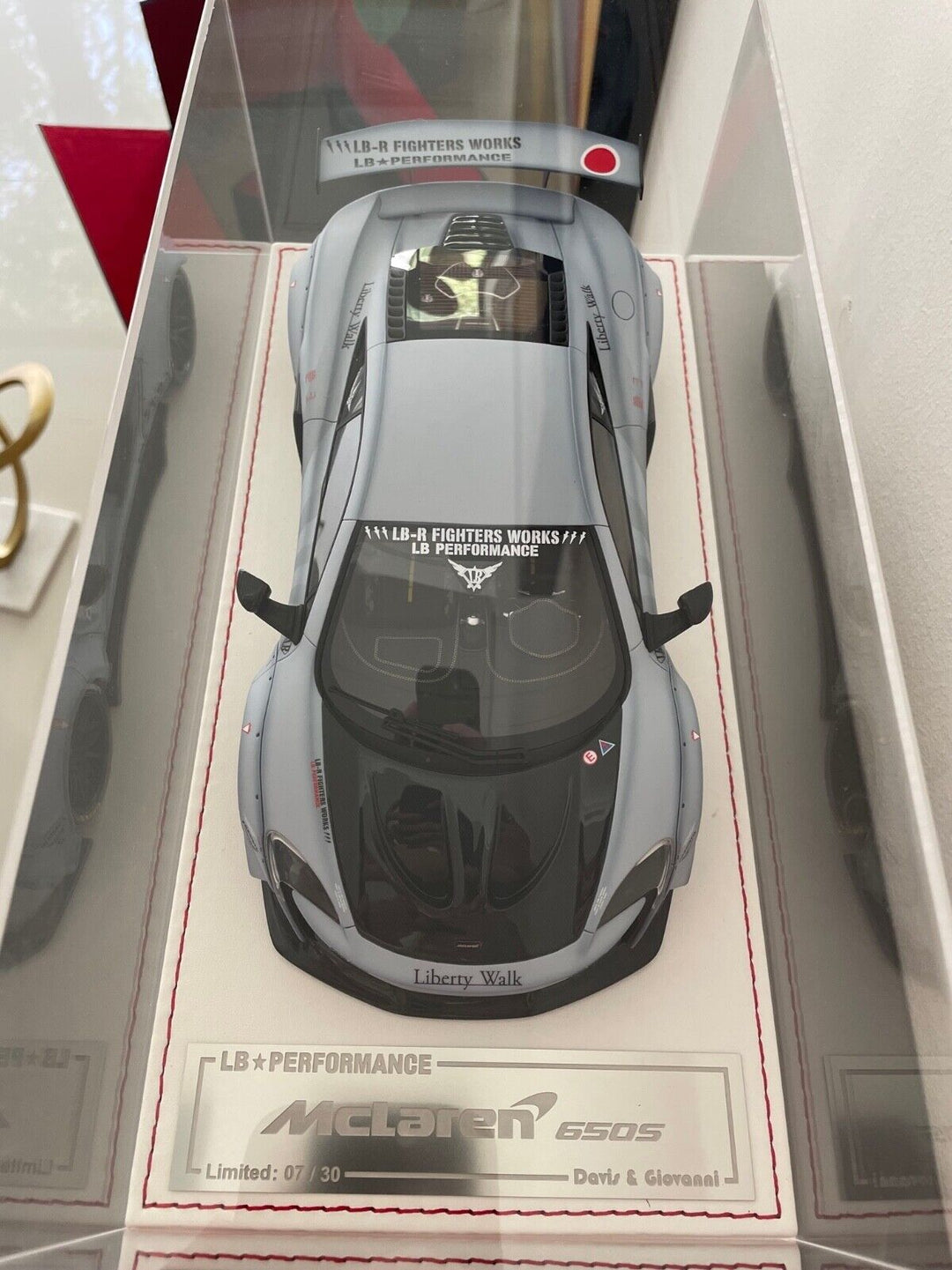 McLaren 650s LBWK (Gray, Zero Fighter) [Davis & Giovanni] 1/18 scale