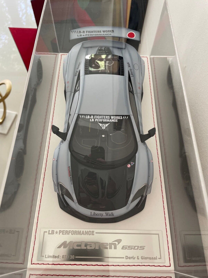 McLaren 650s LBWK (Gray, Zero Fighter) [Davis & Giovanni] 1/18 scale