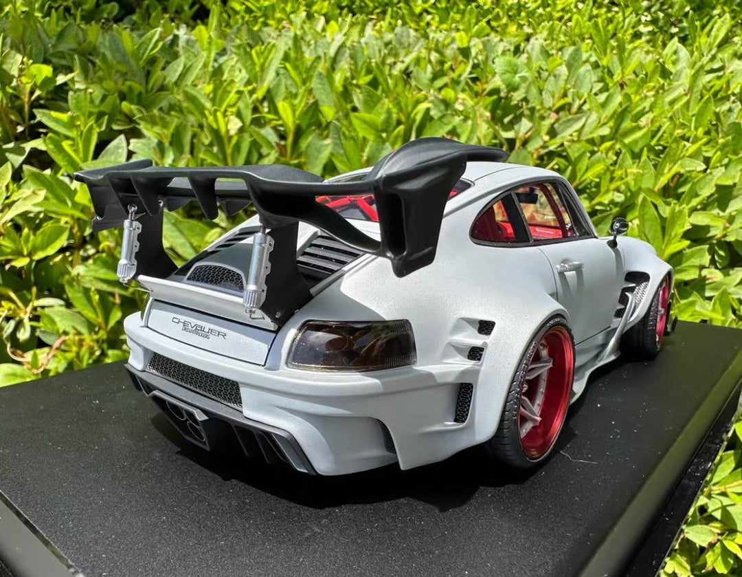 Porsche 911 "CHEVALIER" D995 (Matte Gray) [DreamWalkers] 1/18 scale