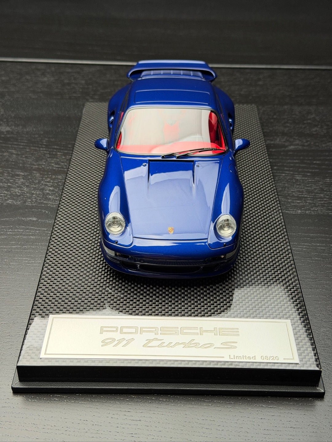 Porsche 911 Turbo S (Blue) [Dino Model] 1/18 scale