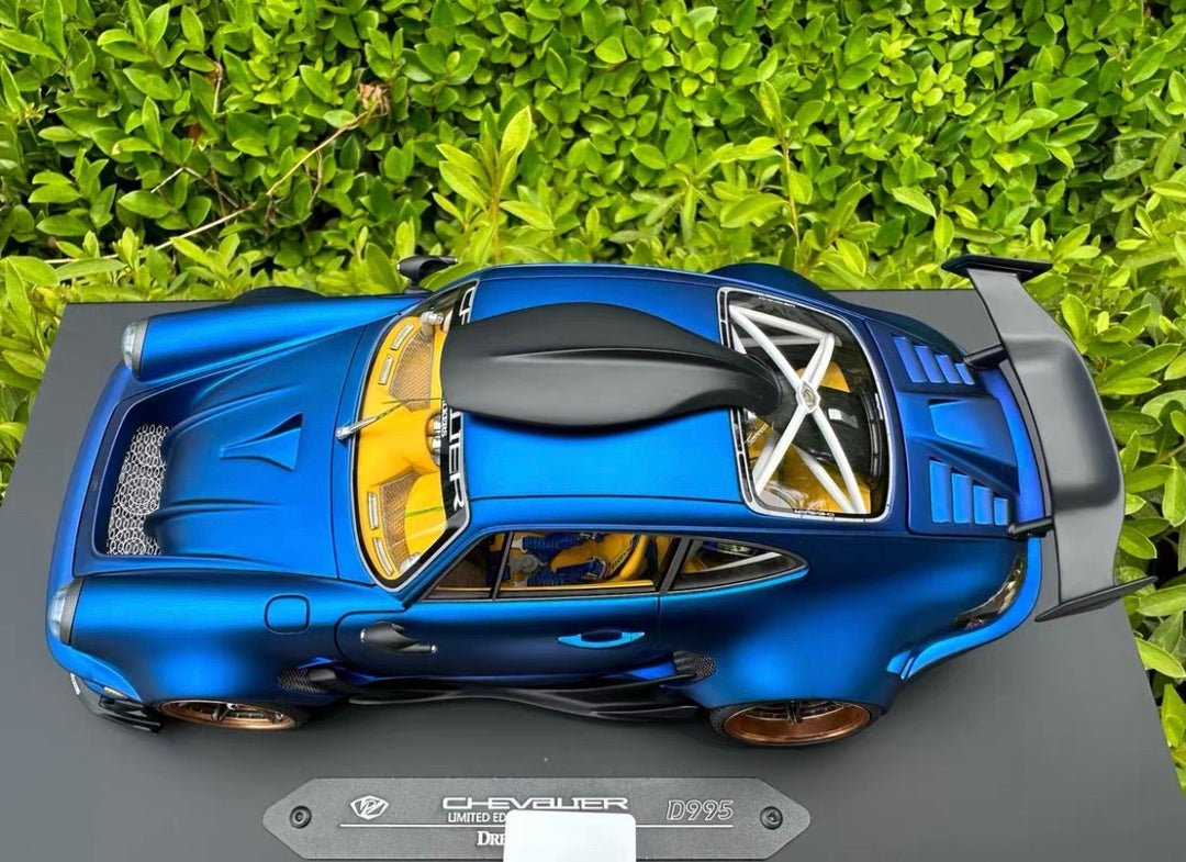 Porsche 911 "CHEVALIER" D995 (Matte Blue) [DreamWalkers] 1/18 scale