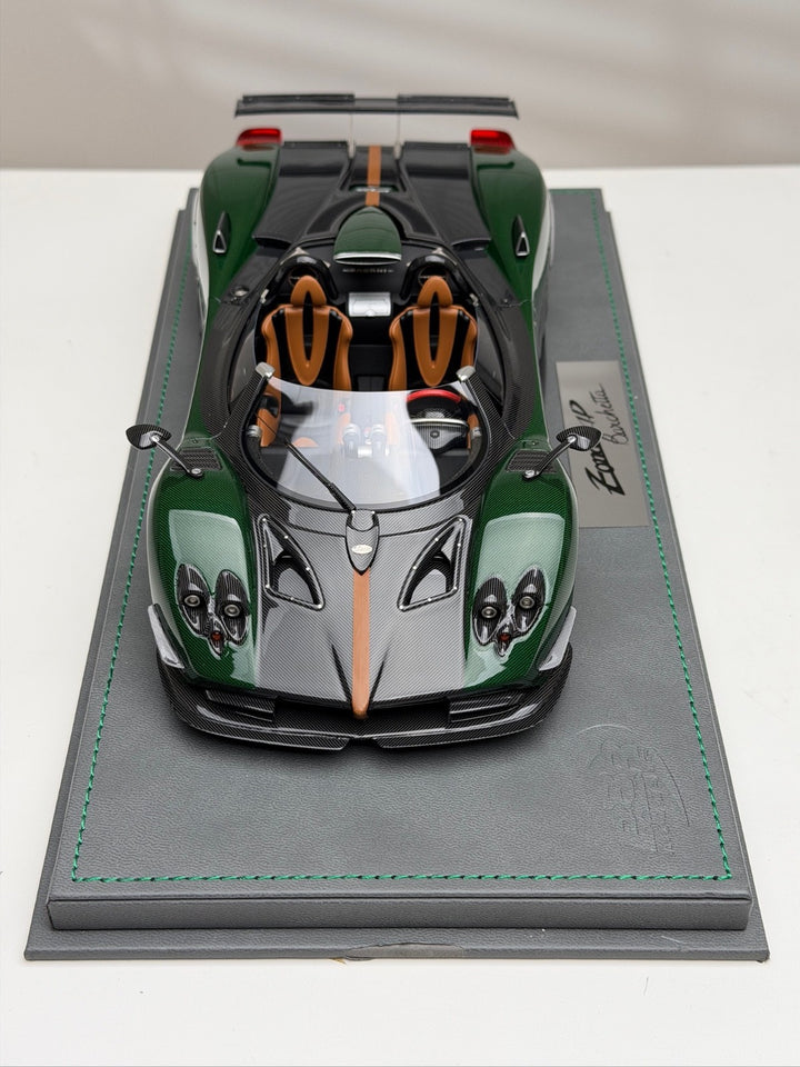 Pagani Zonda HP Barchetta (Dark Green Carbon) [BBR] 1:18 scale