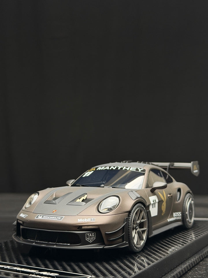 Porsche Gt3 RS MR (Matte Dark Brown) [VIP scale Models] 1/18 scale
