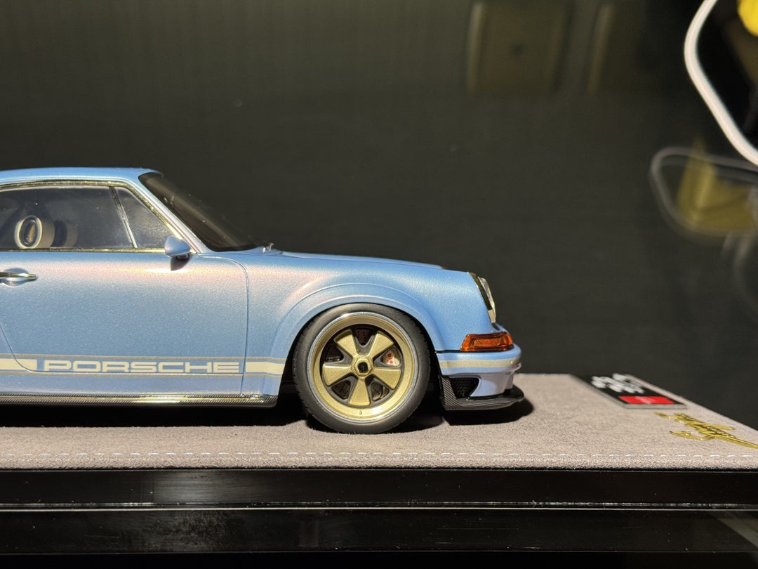 Porsche 911 Singer DLS (Sky Cyan Exclusive Edition) [Make up Eidolon] 1/18 scale