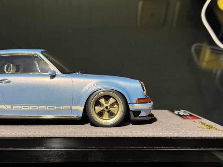 Porsche 911 Singer DLS (Sky Cyan Exclusive Edition) [Make up Eidolon] 1/18 scale