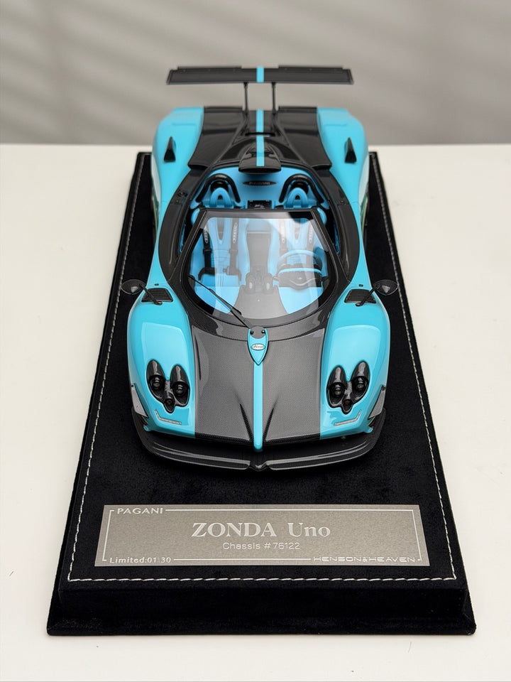 Pagani Zonda Uno (Blue) [Henson&Heaven] 1/18 scale