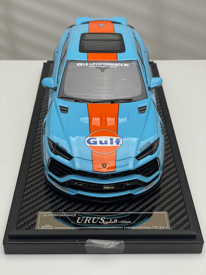 Lamborghini Urus LB-Works (Blue Gulf Livery) [VIP scale Models] 1/18 scale