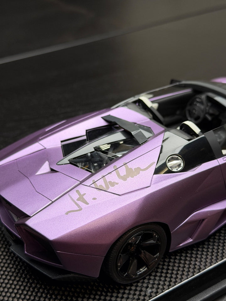 Lamborghini Reventon Roadster (Purple/ Hand signed) [MR Collection] 1/18 scale
