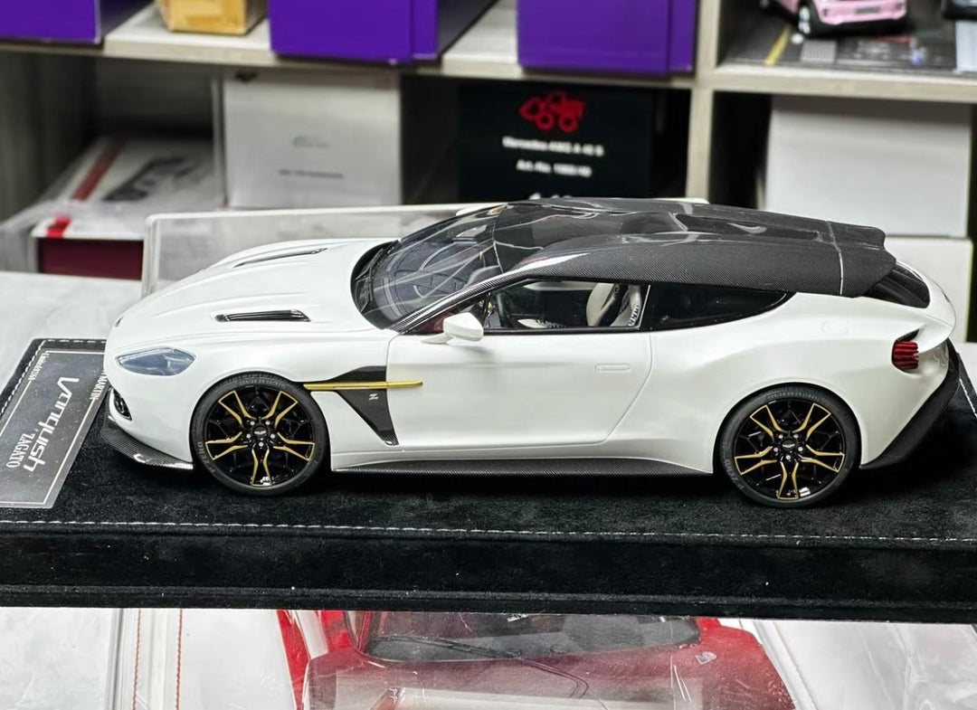 Aston Martin Vanquish Zagato (White) [Henson&Heaven] 1/18 scale