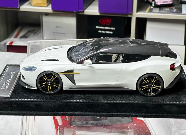 Aston Martin Vanquish Zagato (White) [Henson&Heaven] 1/18 scale