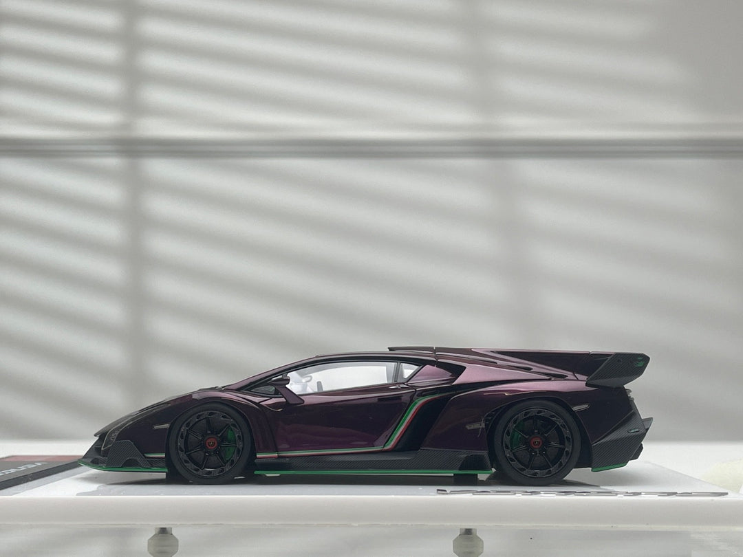 Lamborghini Veneno (Alba Cielo) [Make Up AXELLWORKS] 1:43 scale