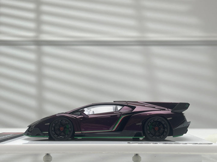 Lamborghini Veneno (Alba Cielo) [Make Up AXELLWORKS] 1:43 scale