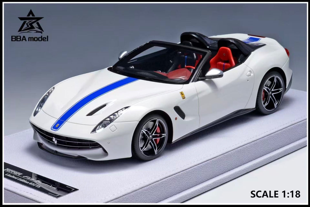 Ferrari F60 America (White/ Blue Stripe) [BBA Model] 1/18 scale