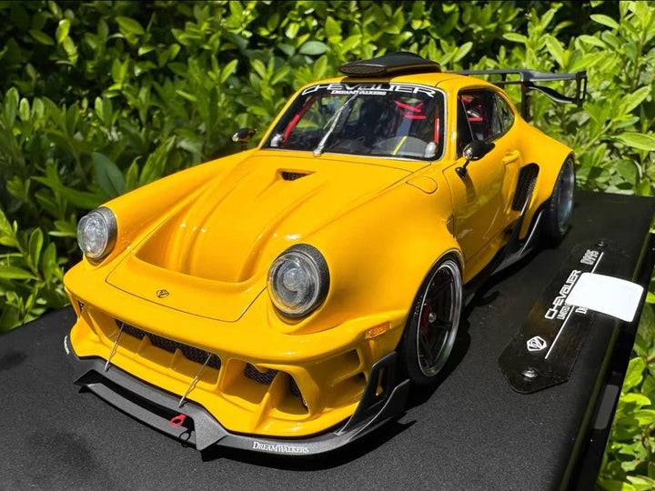 Porsche 911 "CHEVALIER" D995 (Gloss Yellow) [DreamWalkers] 1/18 scale