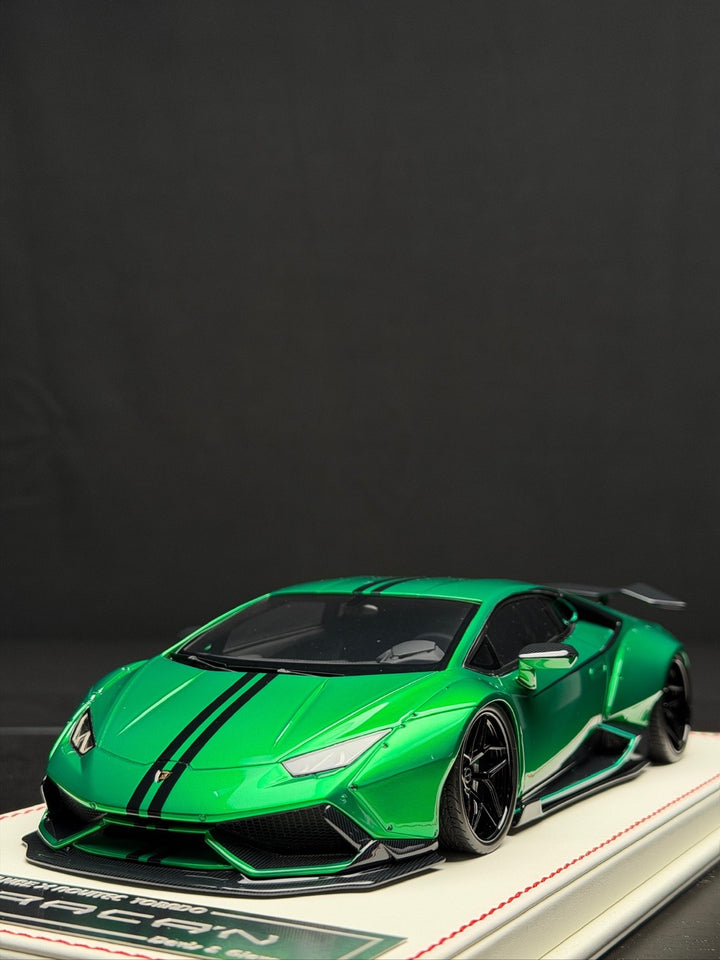 Lamborghini Huracan LBWK x NOVITEC (Green) [Davis & Giovanni] 1:18 scale