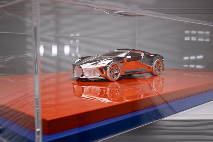 Asprey London & Bugatti - Bugatti La Voiture Noire (Solid Silver Sculpture)