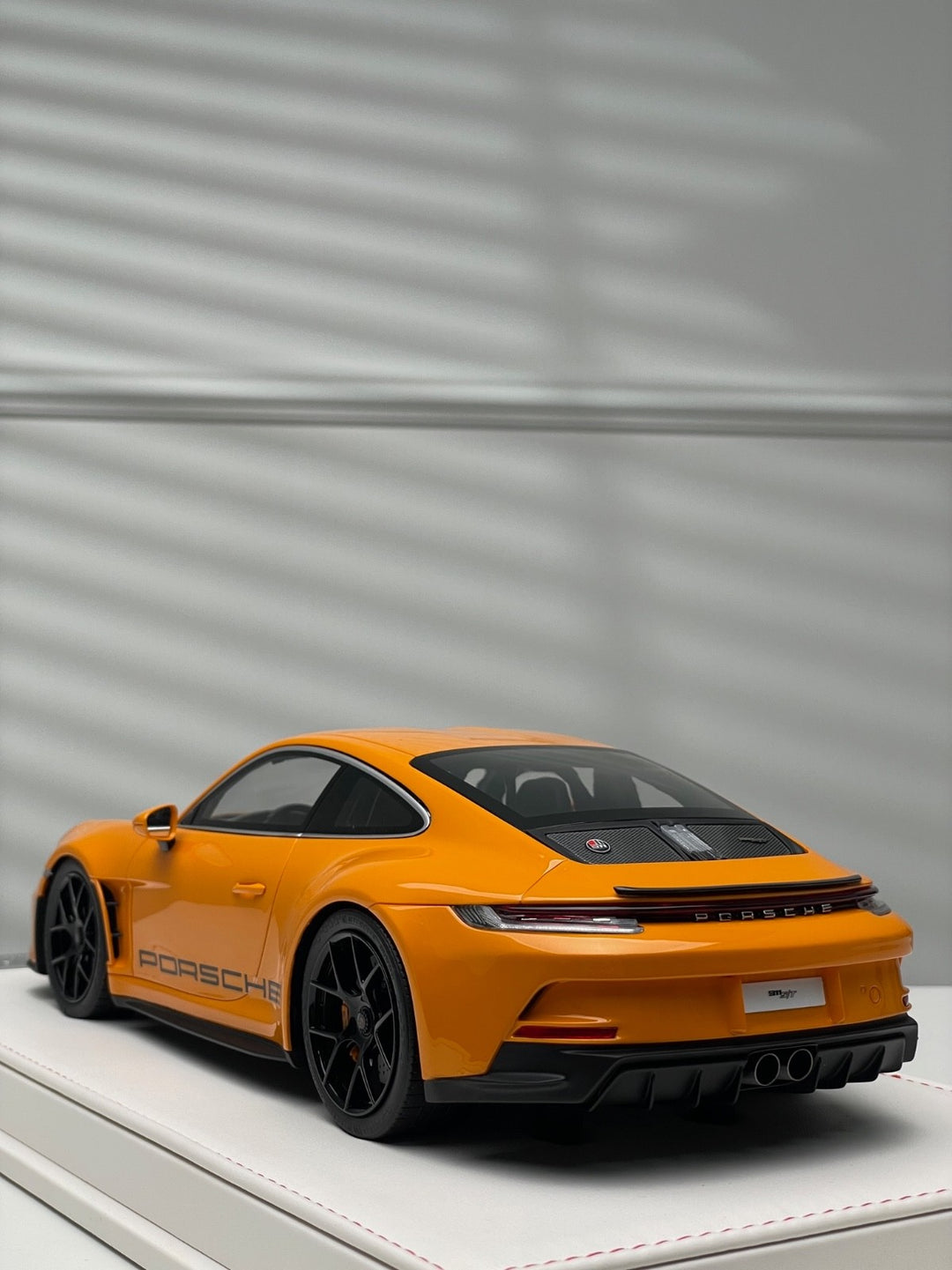 Porsche 911 S/T (Orange/ Black Rims) [Ivy Merit Model] 1/18 scale