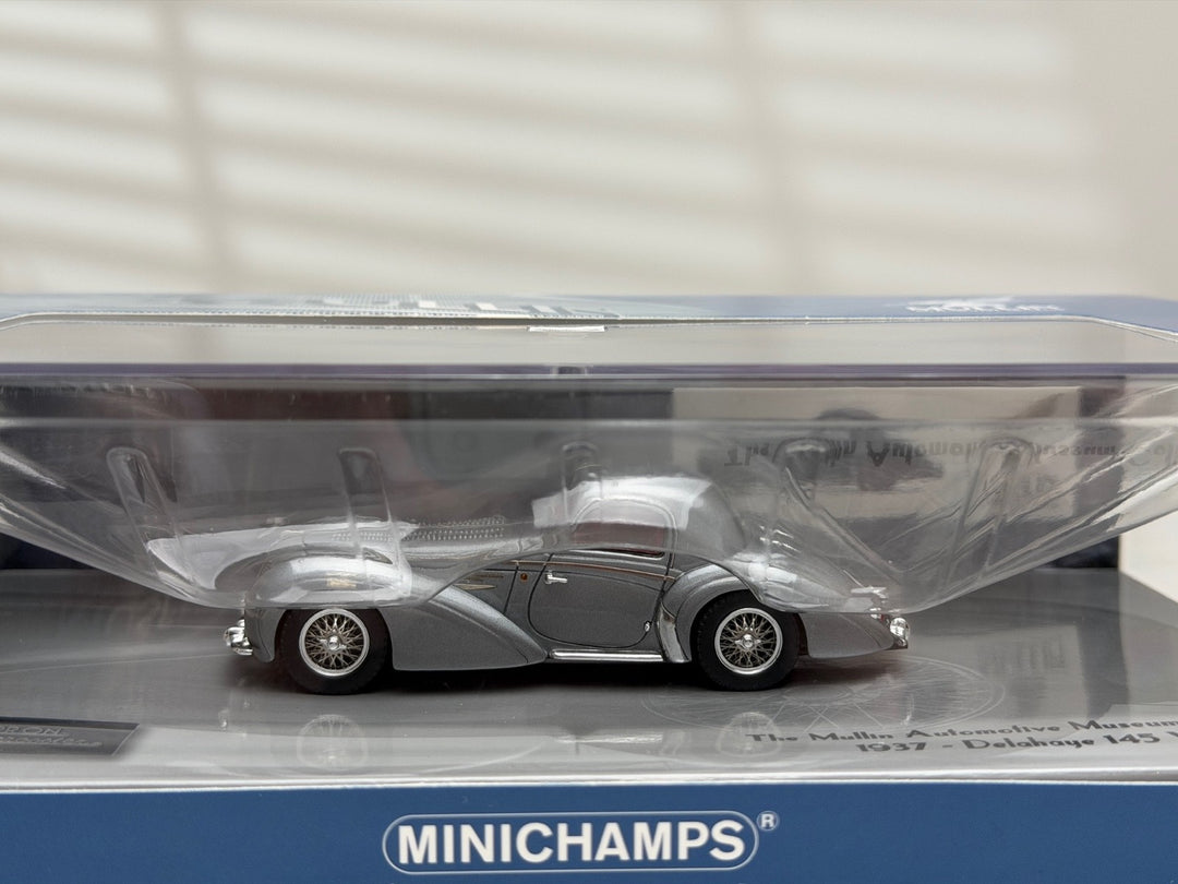 1937 Delahaye 145 V12 Coupe (Silver) [MINICHAMPS] 1/43 scale