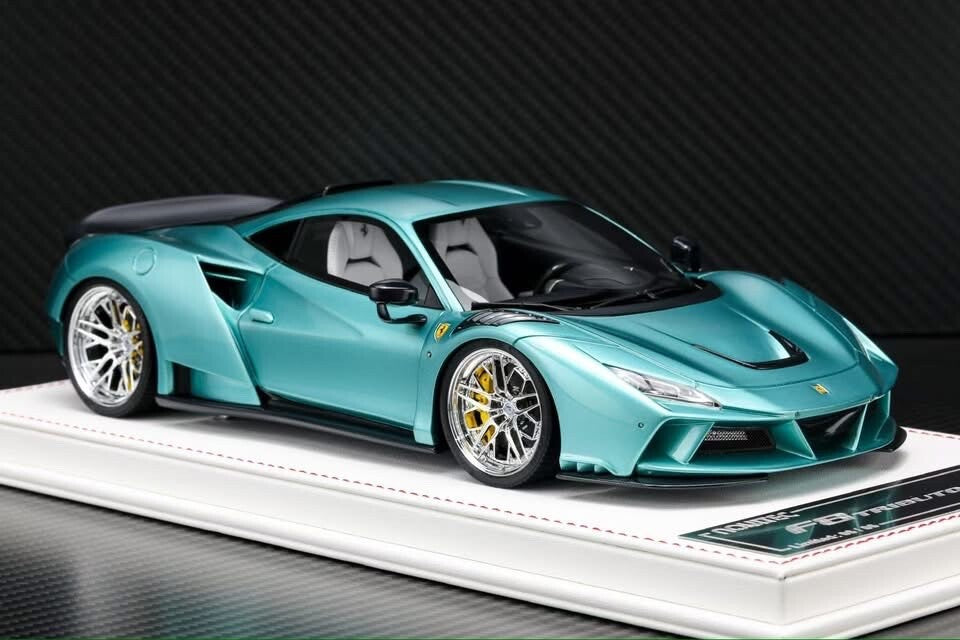 Ferrari F8 Tributo N-LARGO NOVITEC (Metallic Blue) [Davis & Giovanni] 1:18 scale