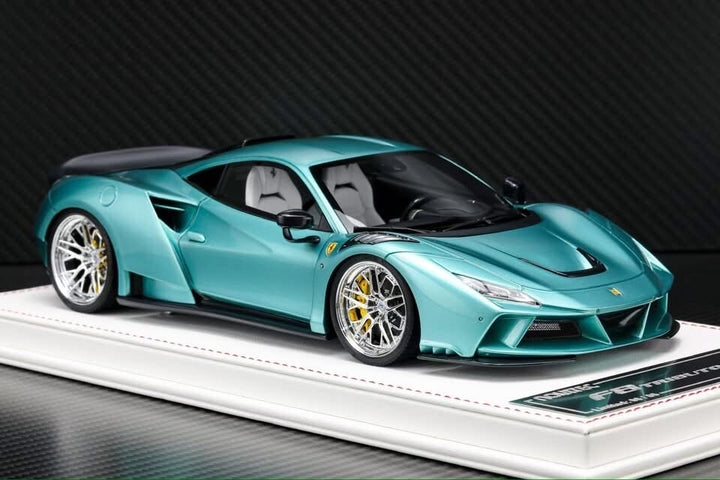 Ferrari F8 Tributo N-LARGO NOVITEC (Metallic Blue) [Davis & Giovanni] 1:18 scale