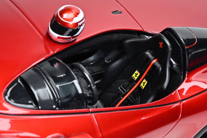 Ferrari Monza SP1 (Rosso Magma/ with Helmet) [Hermez Collection] 1/18 scale
