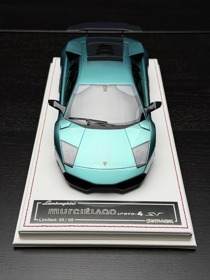 Lamborghini Murcielago LP670-4 SV (Met Light Blue) [Davis & Giovanni] 1:18 scale