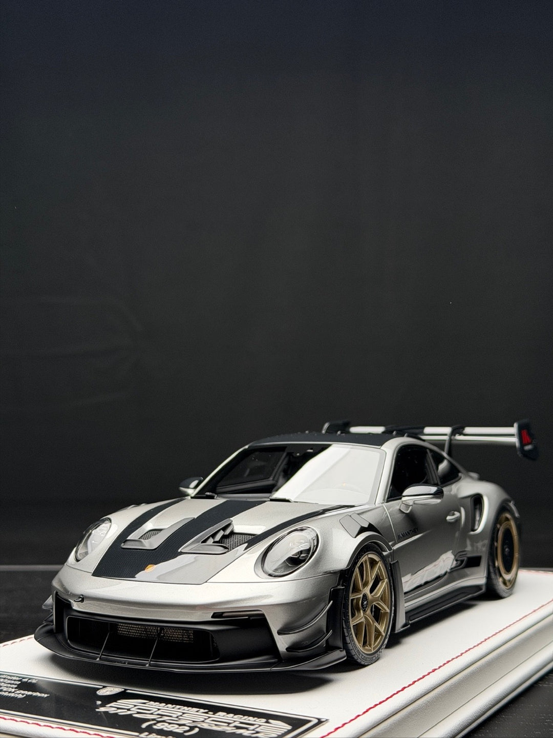 Porsche 911 GT3 RS MR (Silver) [Davis & Giovanni] 1:18 scale