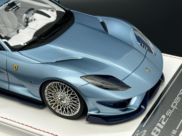 Ferrari 812 Superfast SVR (Ice Blue Metallic) [Davis & Giovanni] 1:18 scale