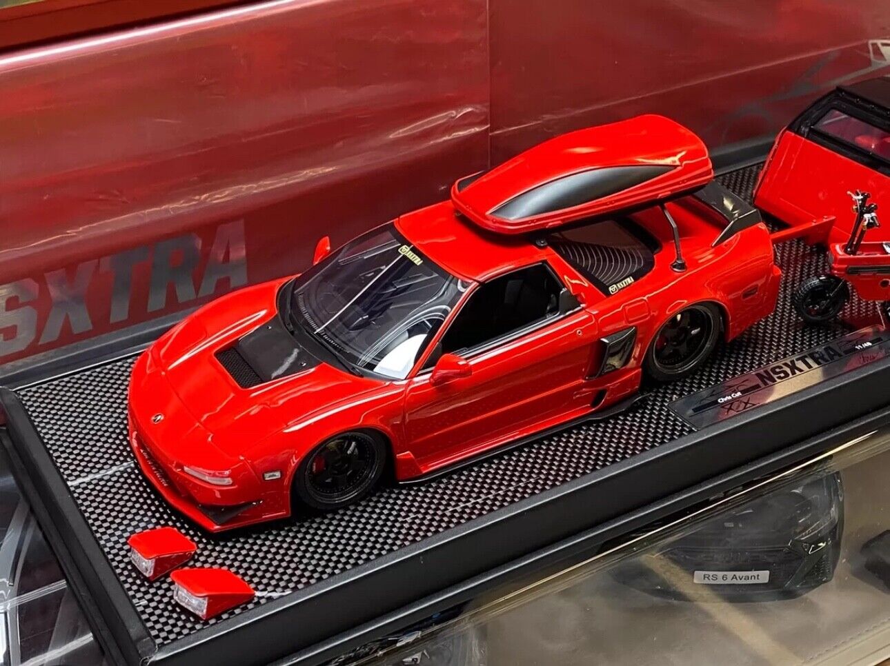 HONDA 1/18 ホンダ Honda NSX NSXTRA 赤 ホンダ ミニカー 1/18 NSX-R NA2 ニューフォーミュラ レッド