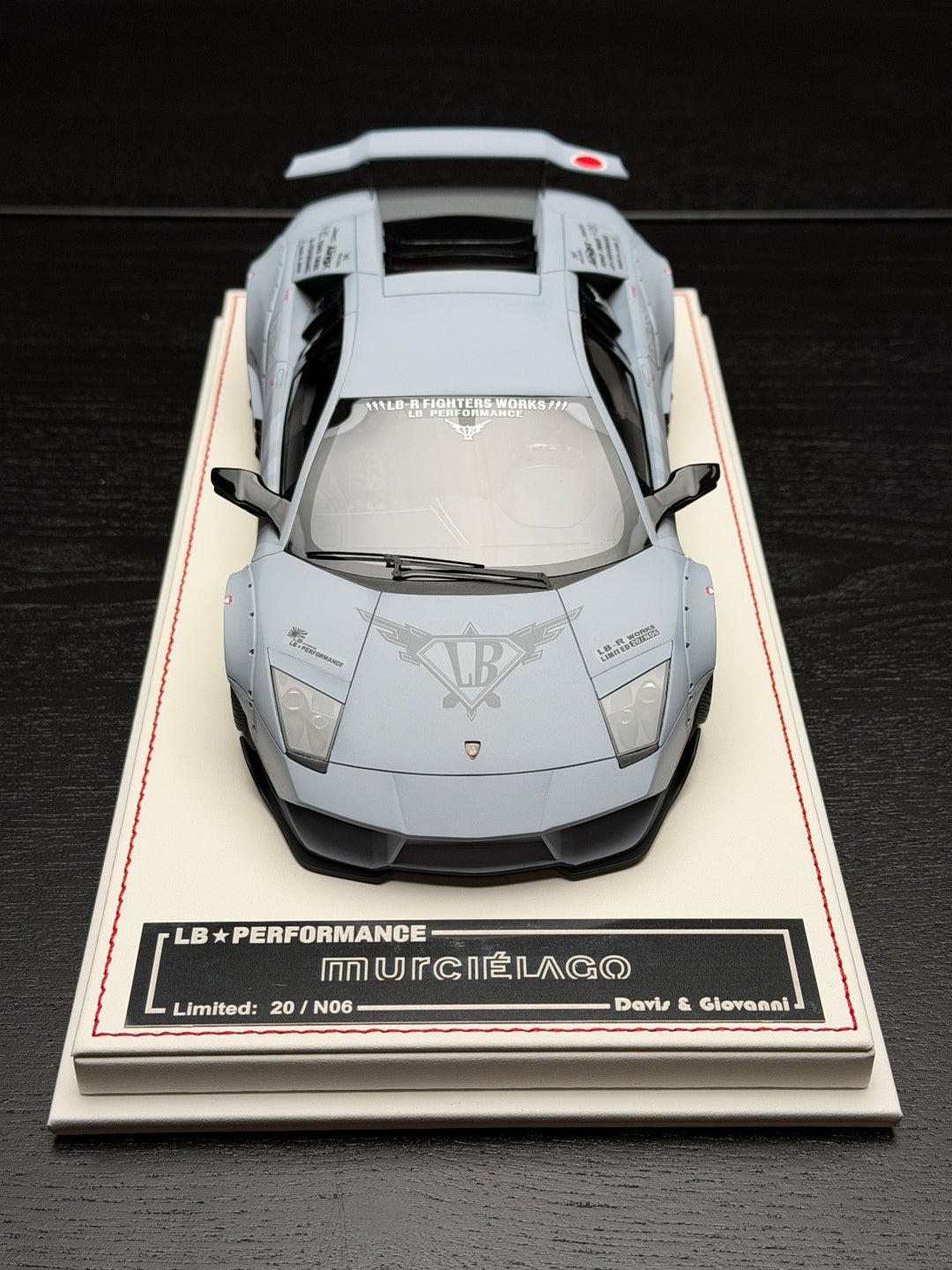 Lamborghini Murcielago LBWK (Matte Gray) [Davis & Giovanni] 1:18 scale