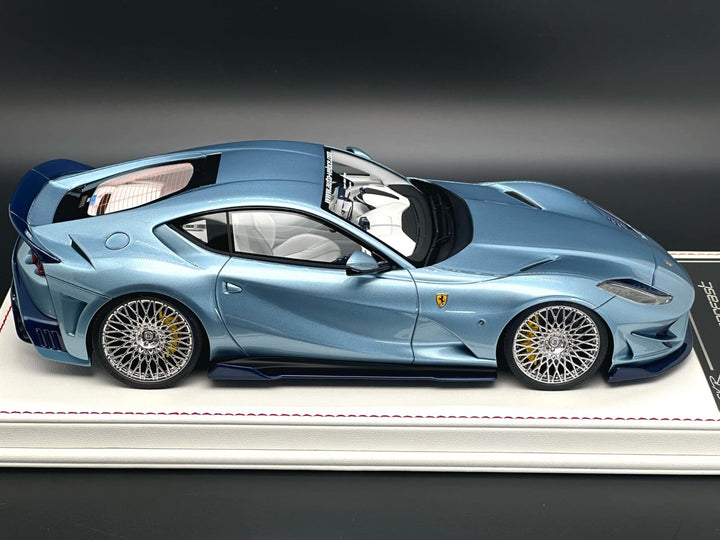 Ferrari 812 Superfast SVR (Ice Blue Metallic) [Davis & Giovanni] 1:18 scale