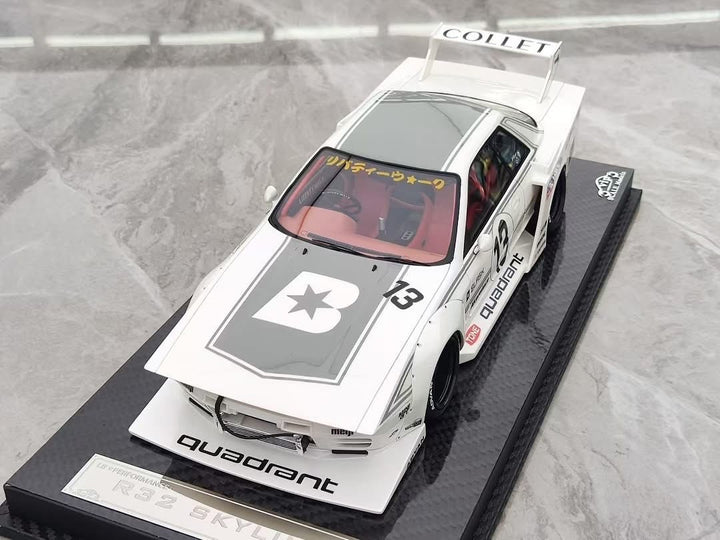 Nissan R32 Skyline LBWK (White) [VIP scale Models] 1/18 scale