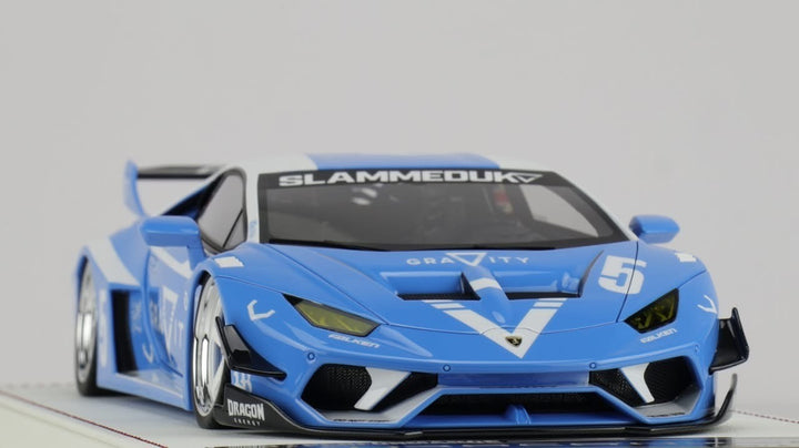 Lamborghini Huracan LBWK (Blue GRAVITY) [Davis & Giovanni] 1/18 scale