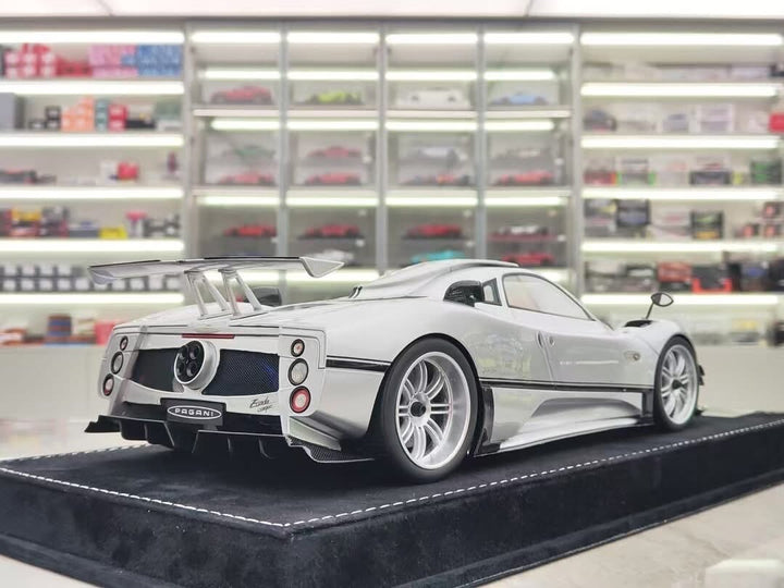 Pagani Zonda Cinque (Chrome Silver) [Henson & Heaven] 1/18 scale