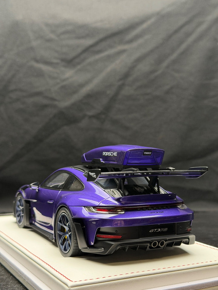 Porsche 911 GT3 RS w/ Roof Rack (Purple/ Black) [IVY Model] 1:18 scale