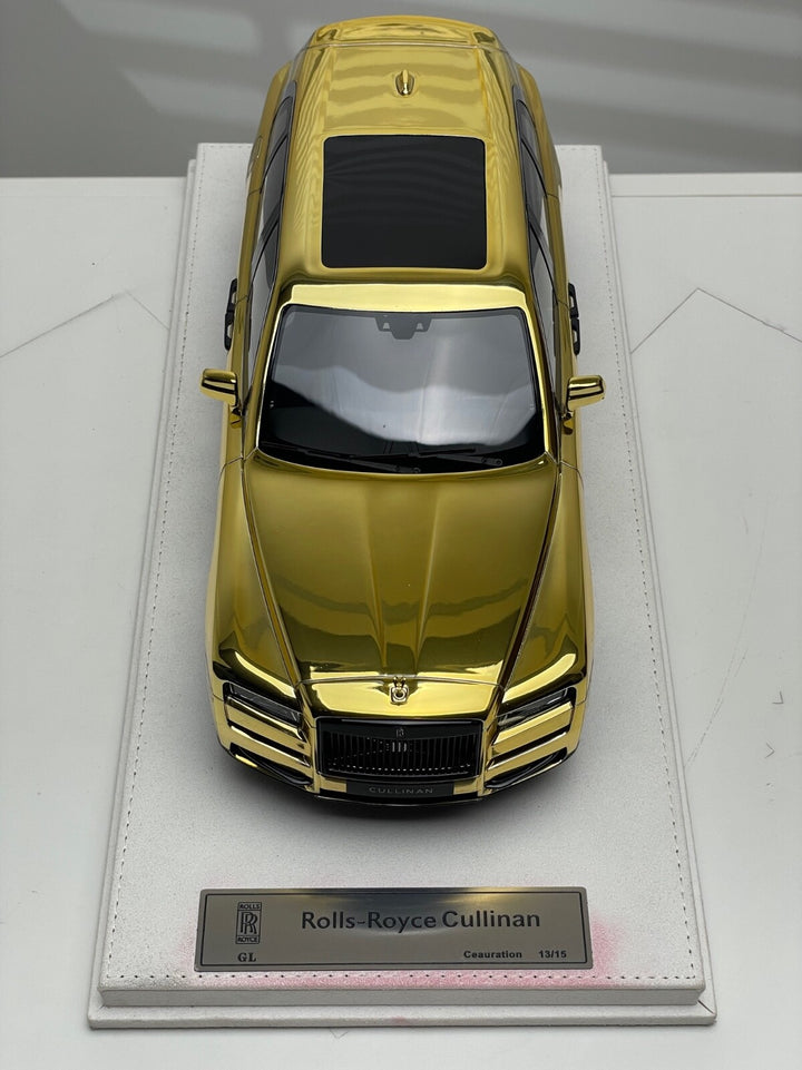 Rolls-Royce Cullinan (Chrome Gold) [GL Model] 1/18 scale