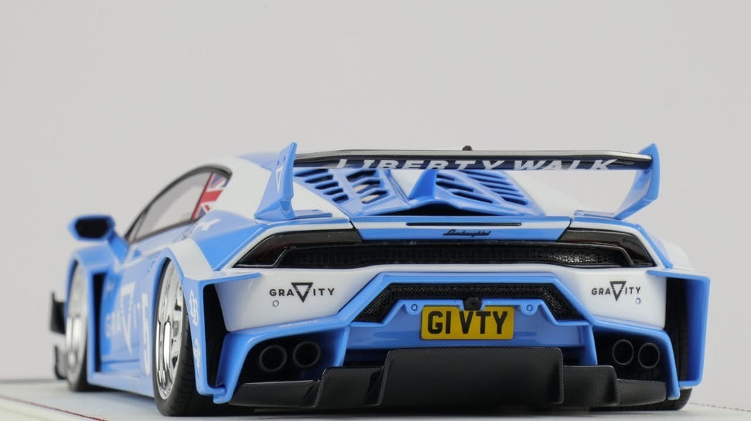Lamborghini Huracan LBWK (Blue GRAVITY) [Davis & Giovanni] 1/18 scale