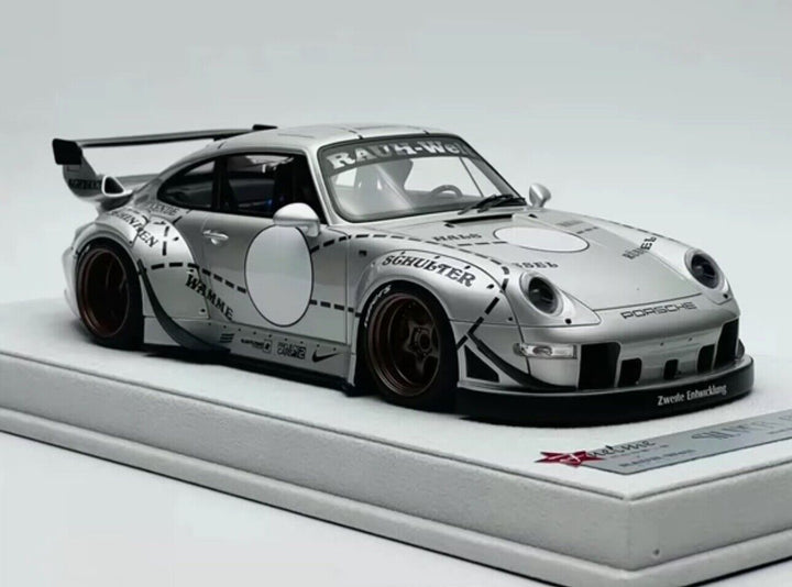 Porsche 911 993 RWB (Silver Phantom) [FuelMe Model] 1/18 scale