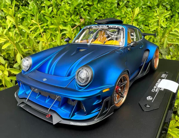 Porsche 911 "CHEVALIER" D995 (Matte Blue) [DreamWalkers] 1/18 scale